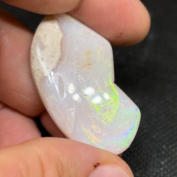 Full Flash Rubbed Polished US Spencer Idaho Opal Specimen Collectible - Picture 6 of 9